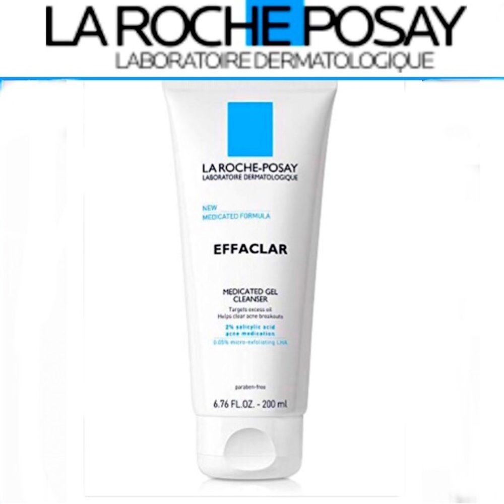 🛍LA ROCHE-Posay Effaclar Medicated Gel Face Foam acne Clean SIZE6.76 floz-200ml